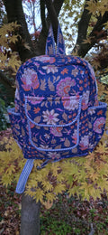 Backpack (Blue Floral)