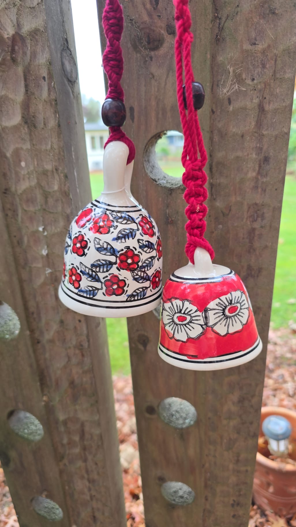 Wind chimes pair (Red)