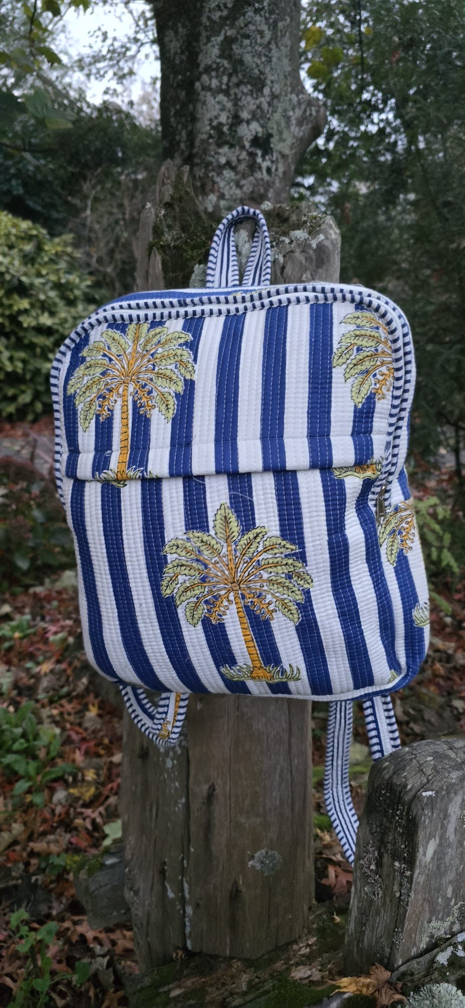 Backpack (Blue Palm)